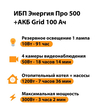 ИБП для котла Энергия Про 500 + Аккумулятор Grid 100 Ah 12 v (300Вт - 182мин) - ИБП и АКБ - ИБП для котлов - omvolt.ru